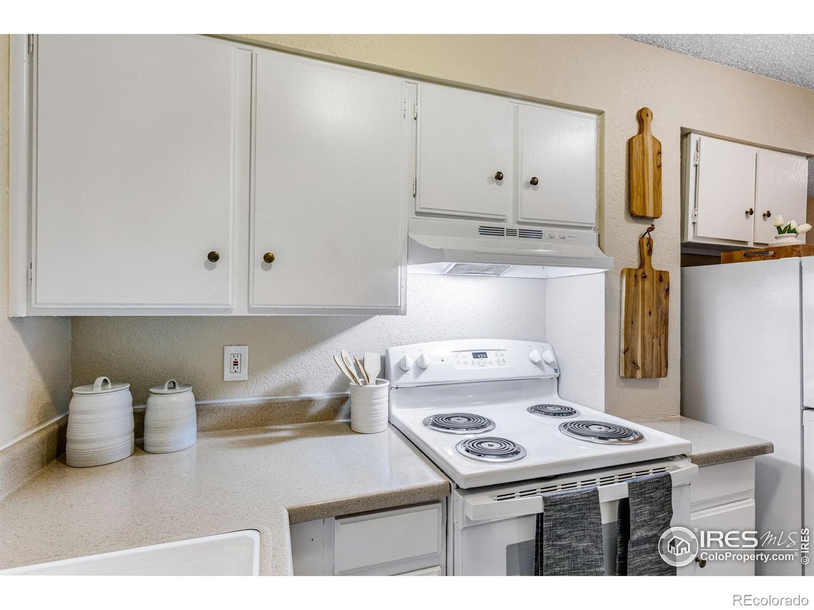 1705 Heatheridge Road Fort Collins, CO 80526 - Photo 15 of 21 a kitchen with a stove and a refrigerator