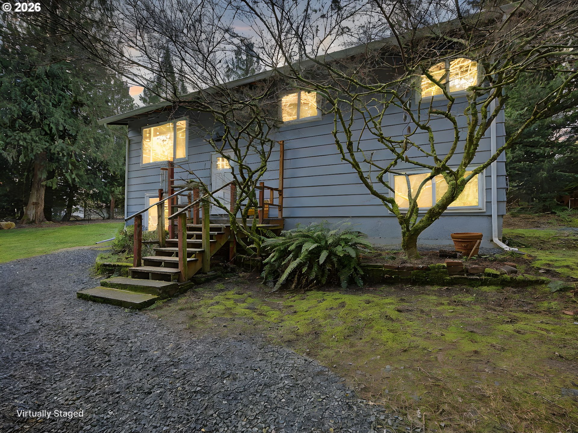 36036 Southeast Gunderson Road Sandy, OR 97055 - Photo 44 of 48 a view of a house with backyard and trees