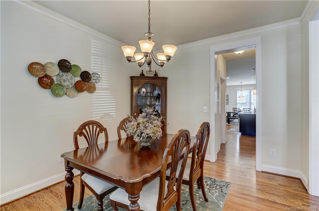 3422 Richard's Crossing Fort Mill, SC 29708 - Photo 9 of 48 a view of a dining room with furniture and chandelier