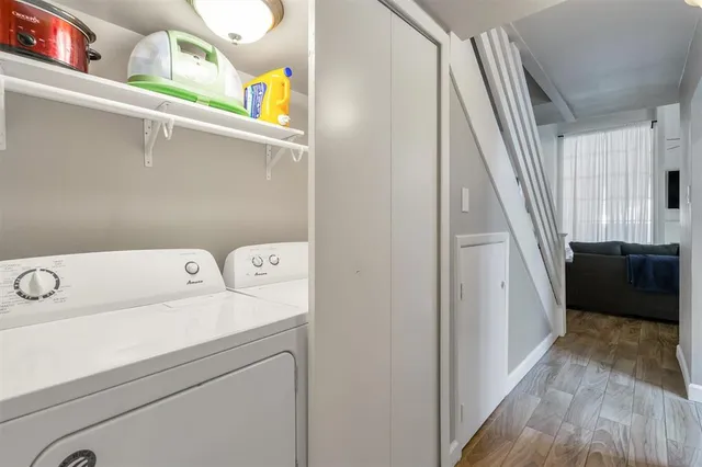 a view of washer and dryer