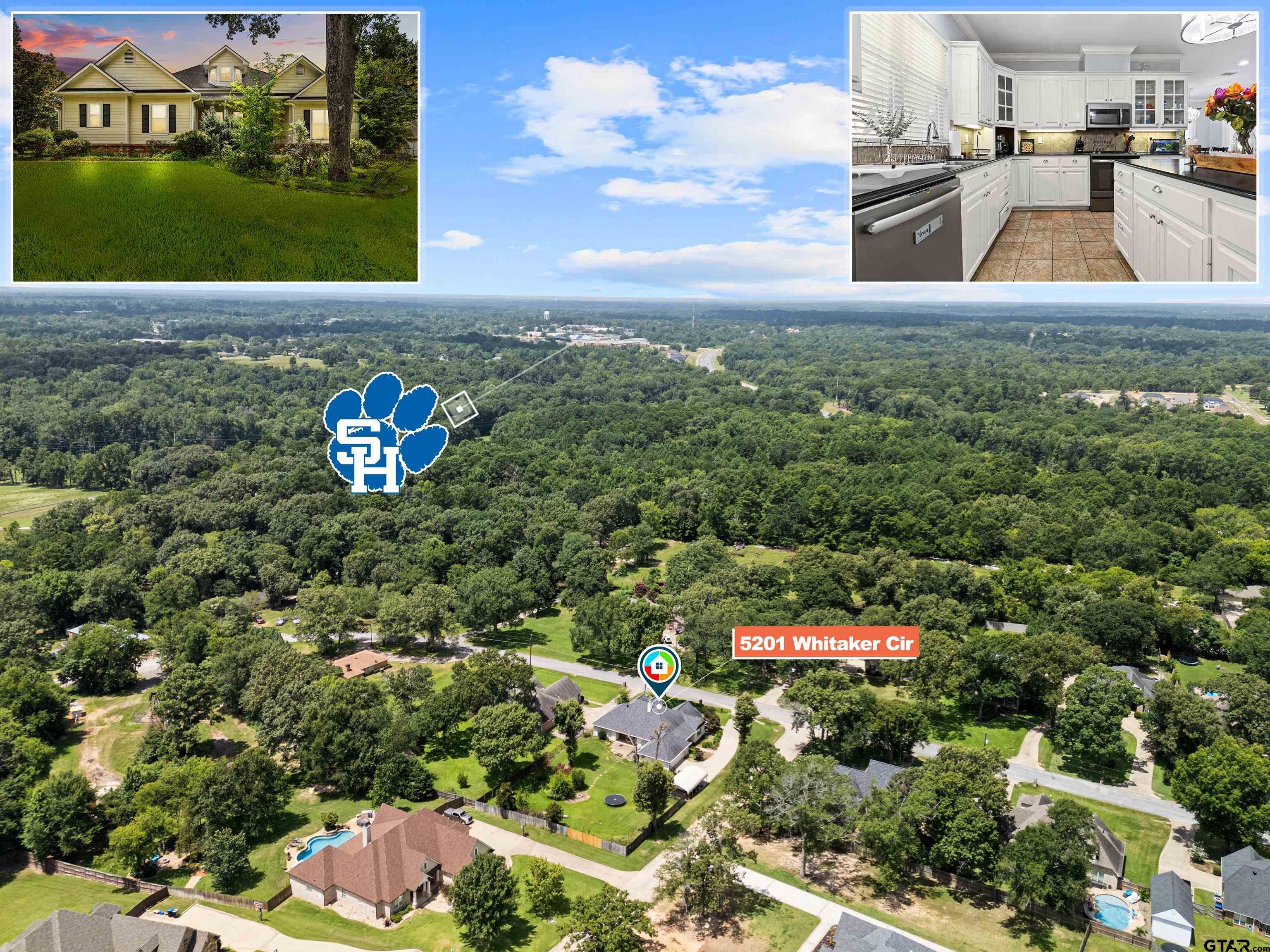 5201 Whitaker Circle Longview, TX 75605 - Photo 39 of 40 a bird view of a house