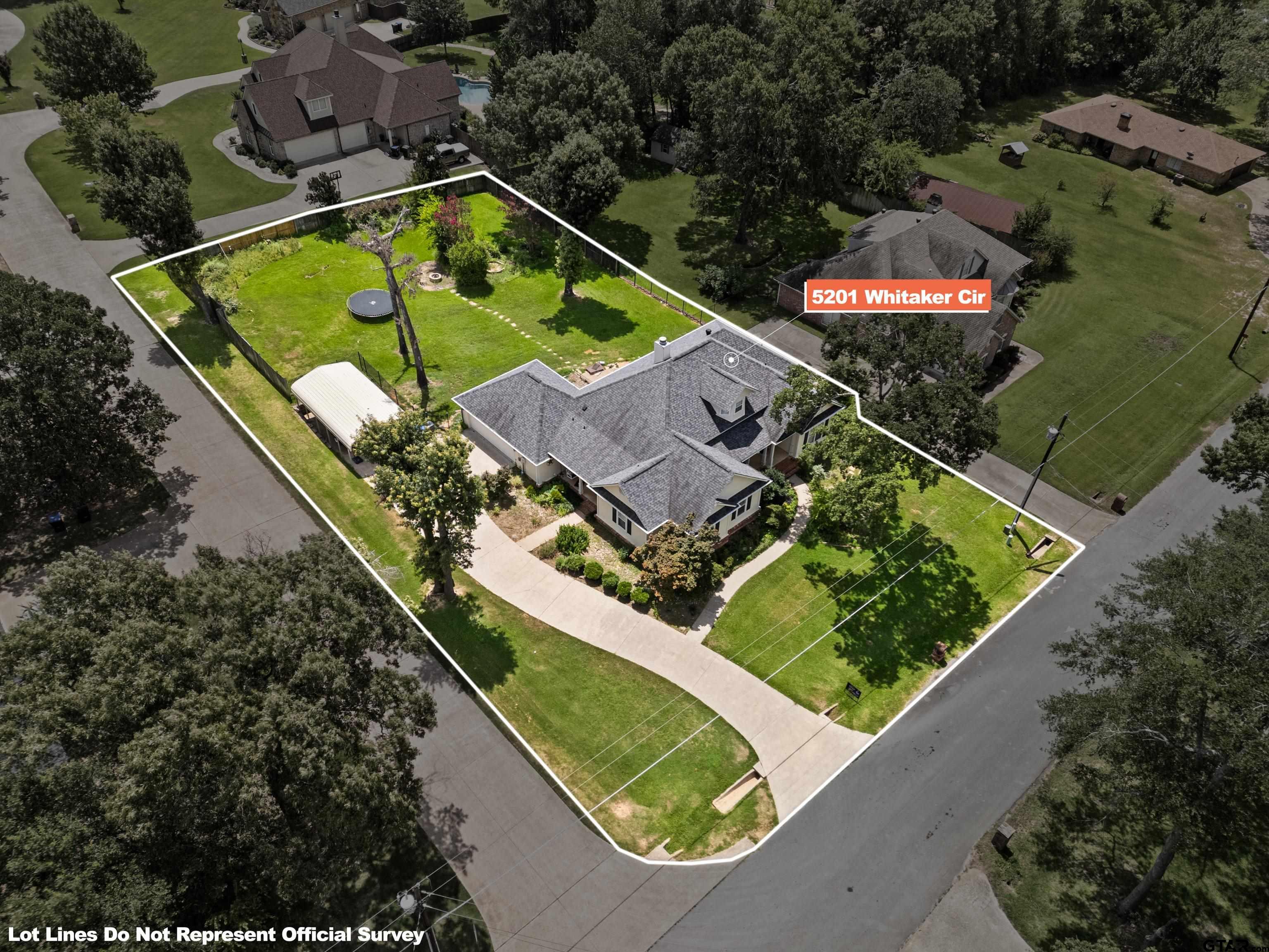 5201 Whitaker Circle Longview, TX 75605 - Photo 4 of 40 an aerial view of a house