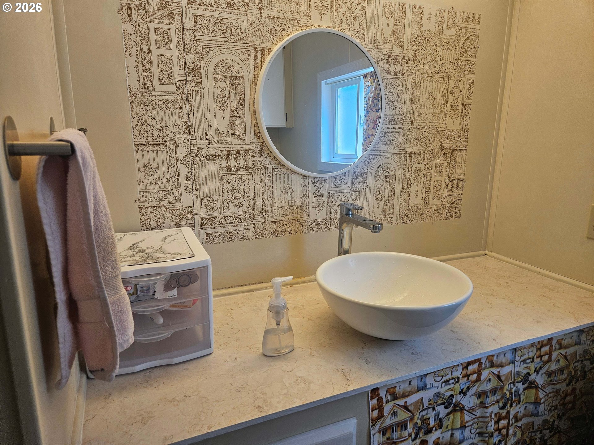 1600 Rhododendron Drive, Unit 214 Florence, OR 97439 - Photo 16 of 38 a bathroom with a double vanity sink mirror and toilet