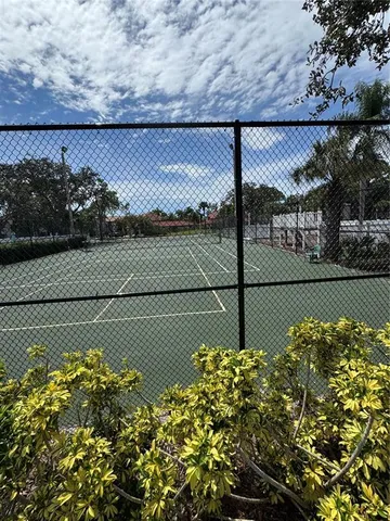 a view of a street with an empty space