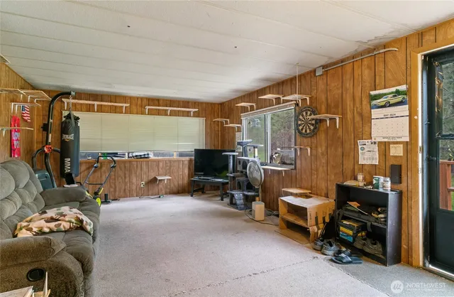 a view of a kitchen with appliances and cabinets