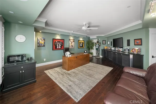a kitchen with stainless steel appliances a refrigerator and cabinets