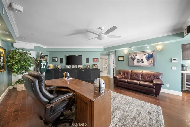 a view of a balcony with chairs