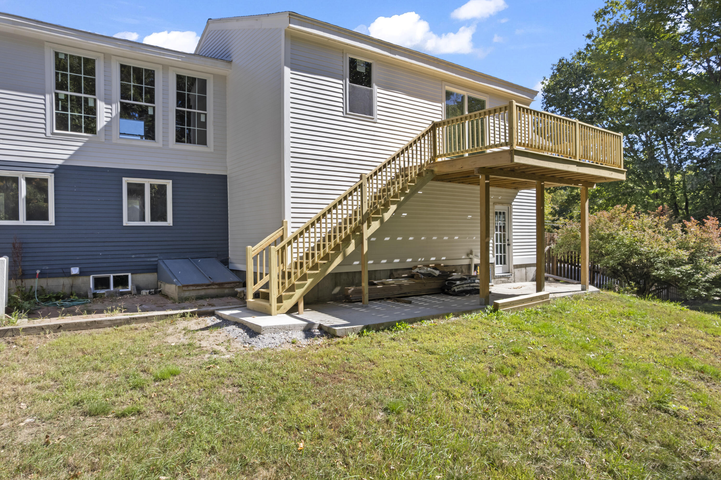 414 Harrison Road Naples, ME 04055 - Photo 58 of 70 Staircase to new section