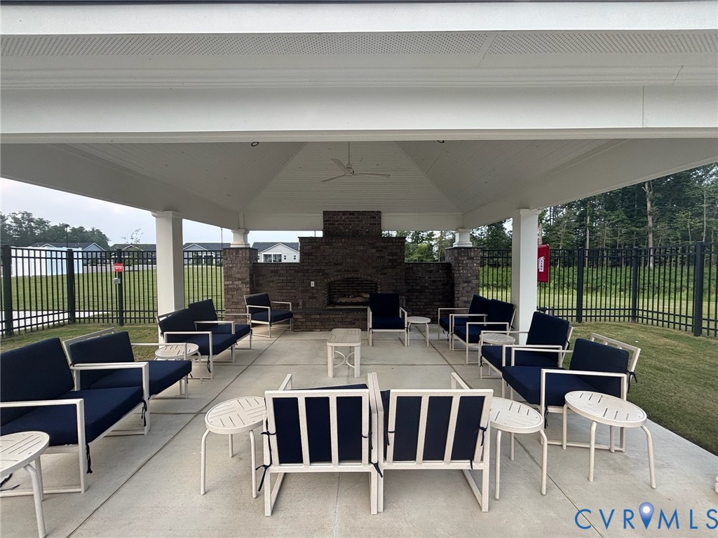 7735 Medalist Lane New Kent, VA 23124 - Photo 39 of 47 Clubhouse 1 Outdoor Seating