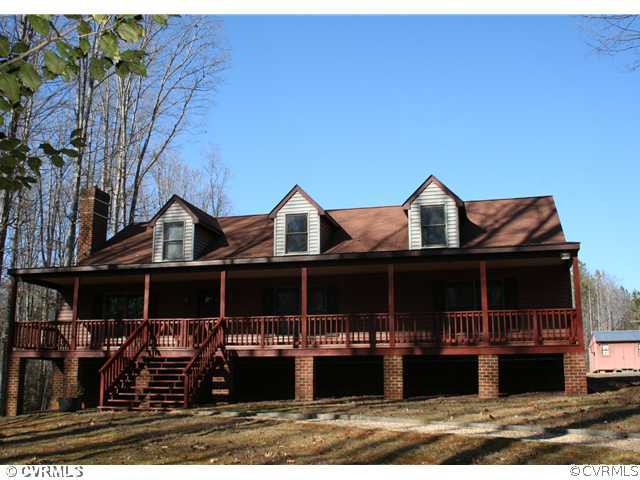 20212 Pony Farm Road Maidens, VA 23102 - Photo 1 of 13 Exterior Front - Full Covered Front Porch