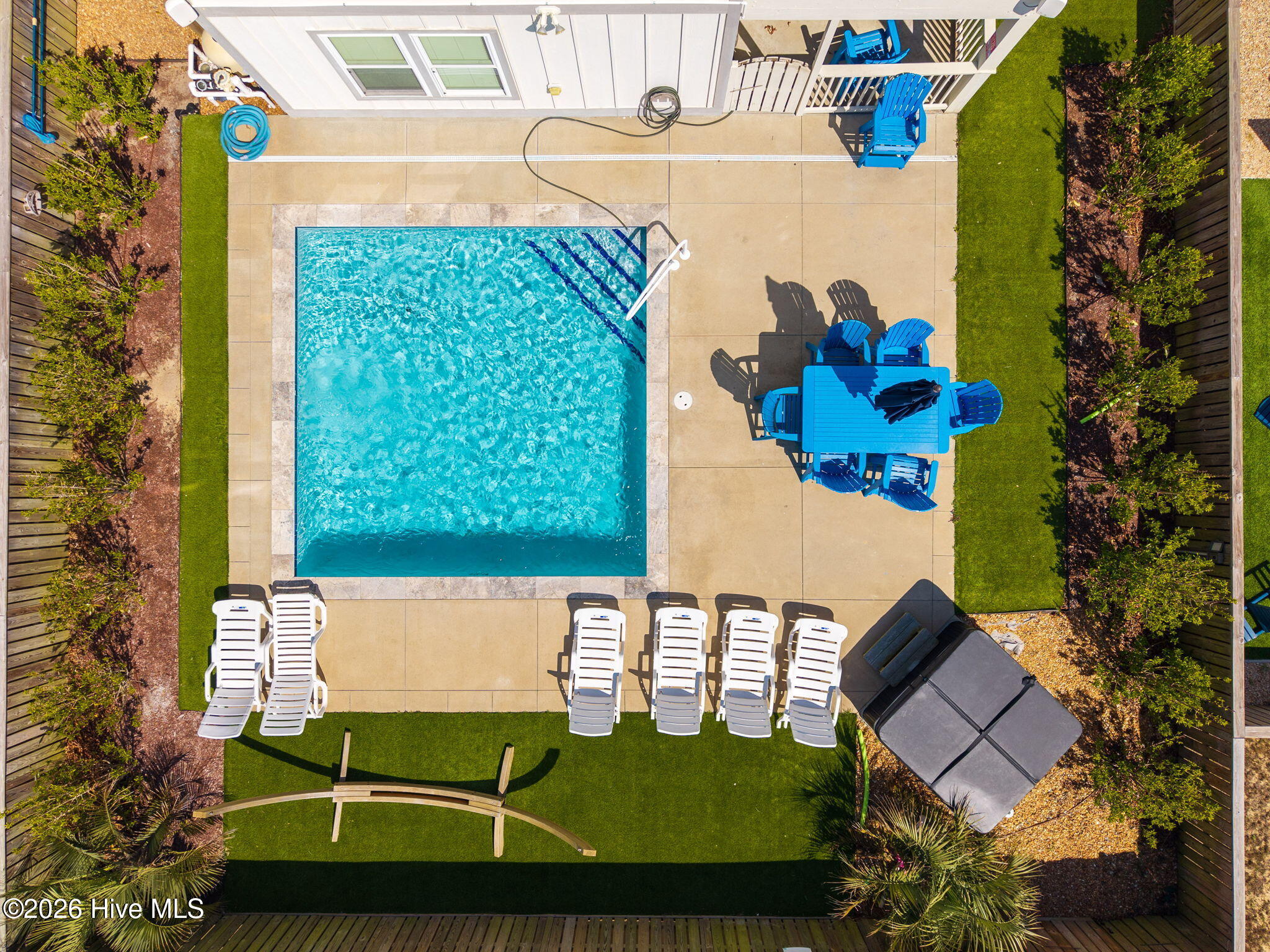 4616 Lindbergh Avenue Kitty Hawk, NC 27949 - Photo 70 of 78 Drone view Pool Area