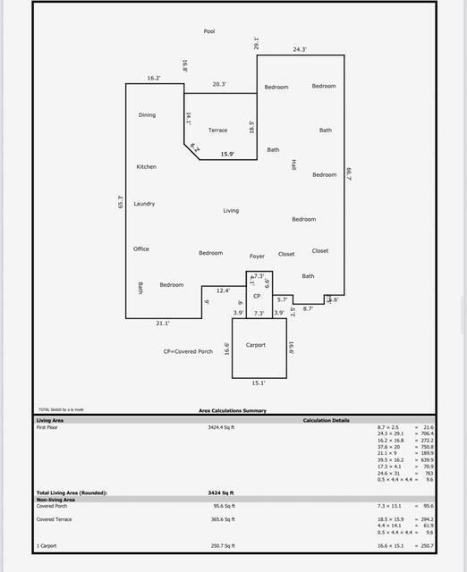 12681 Southwest 78th Street Miami, FL 33183 - Photo 16 of 16 skecth