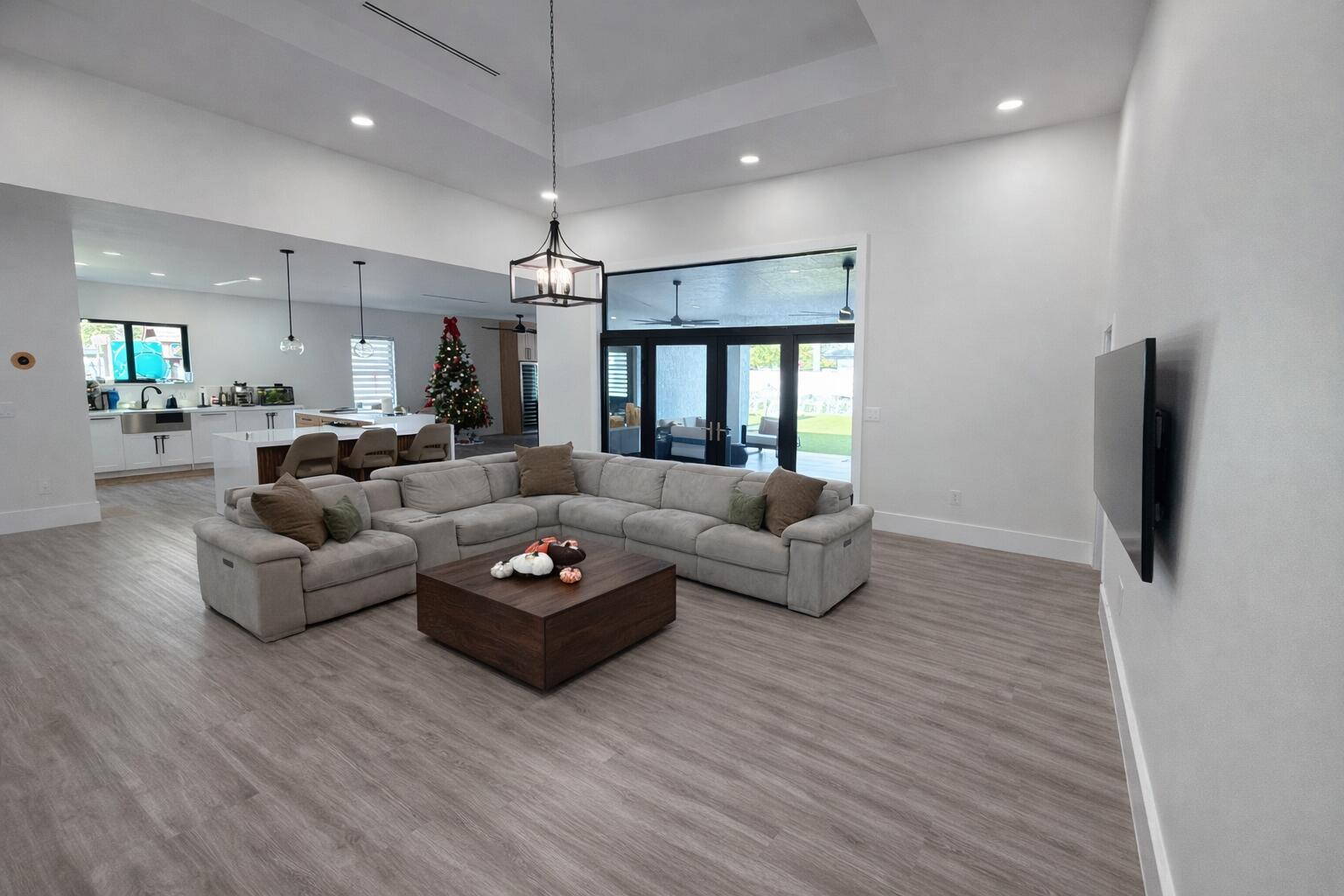 12681 Southwest 78th Street Miami, FL 33183 - Photo 2 of 16 Modern living space with holiday decor