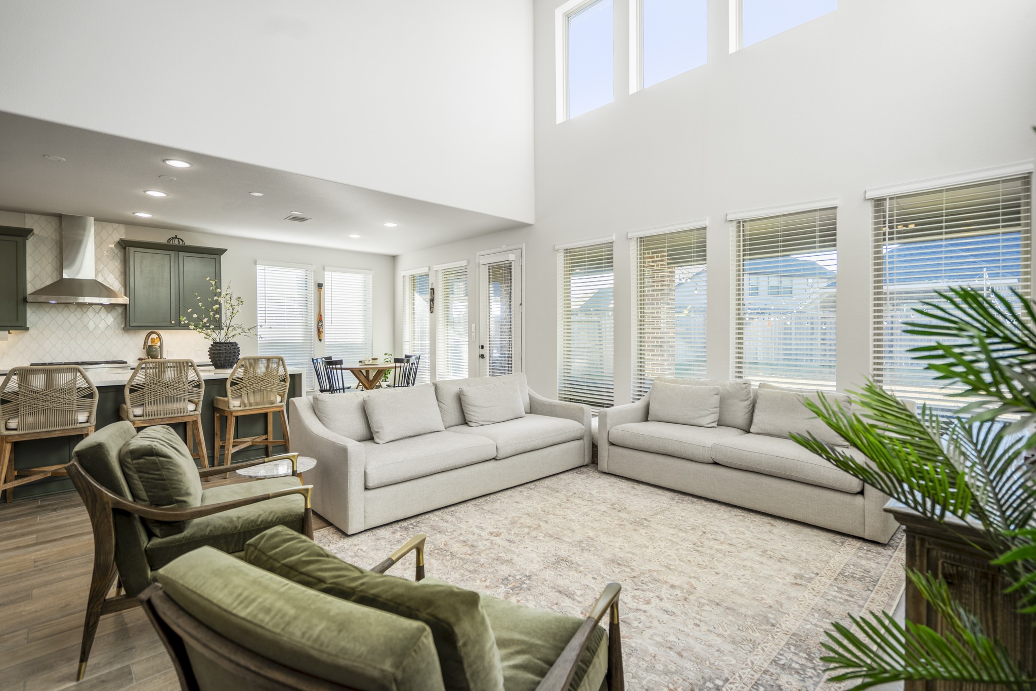 4226 Ana Ridge Lane Fulshear, TX 77441 - Photo 12 of 50 a living room with furniture potted plant and a large window