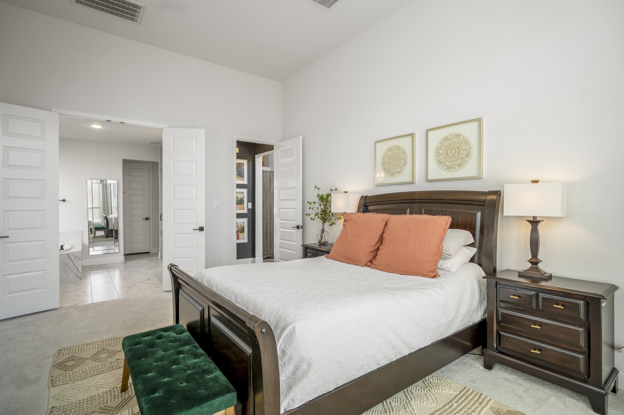 4226 Ana Ridge Lane Fulshear, TX 77441 - Photo 28 of 50 a bedroom with a bed and a dresser