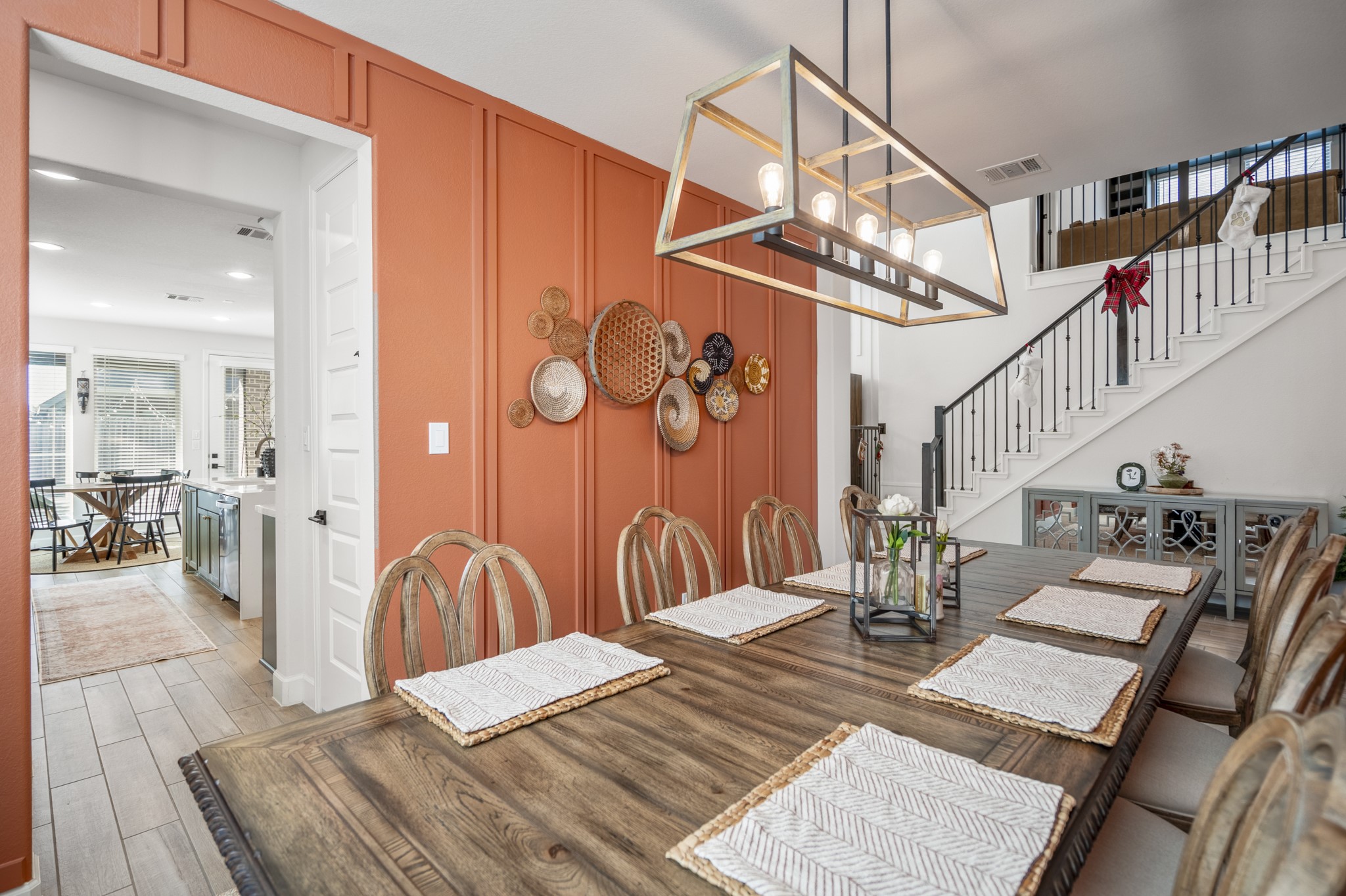 4226 Ana Ridge Lane Fulshear, TX 77441 - Photo 9 of 50 a view of entryway and hall with wooden floor