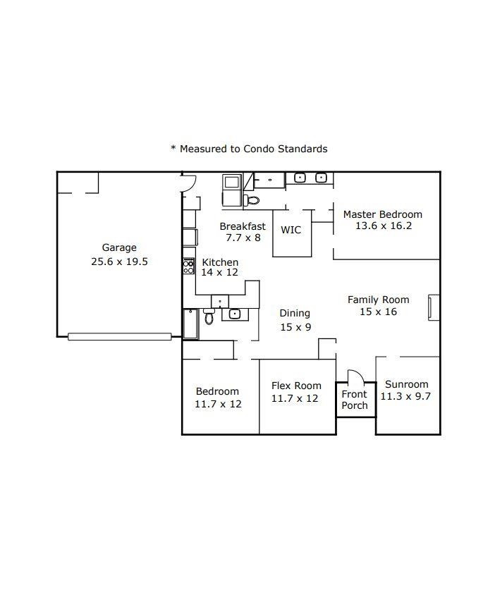 603 Rigside Place, Unit C Cary, NC 27511 - Photo 30 of 30 Floorplan
