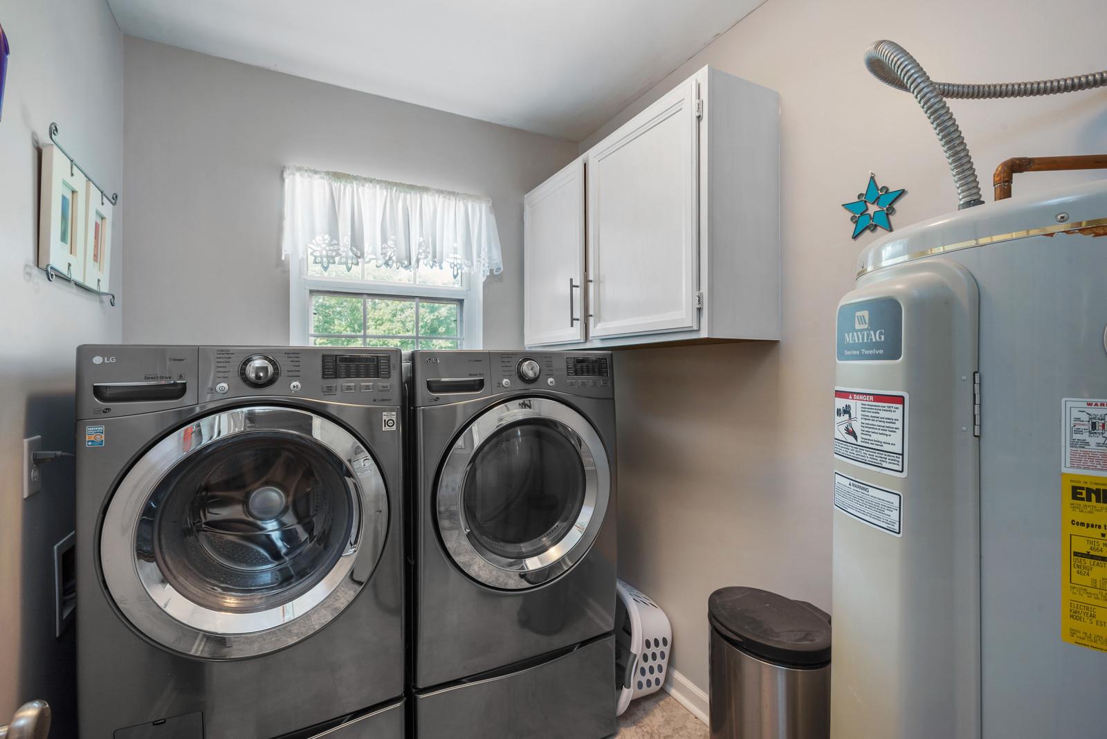 682 Baker Road Columbia, TN 38401 - Photo 15 of 30 a utility room with sink dryer and washer
