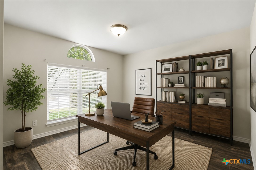 2208 Stonecrest Path New Braunfels, TX 78130 - Photo 11 of 23 Virtually Staged Flex Room as Office