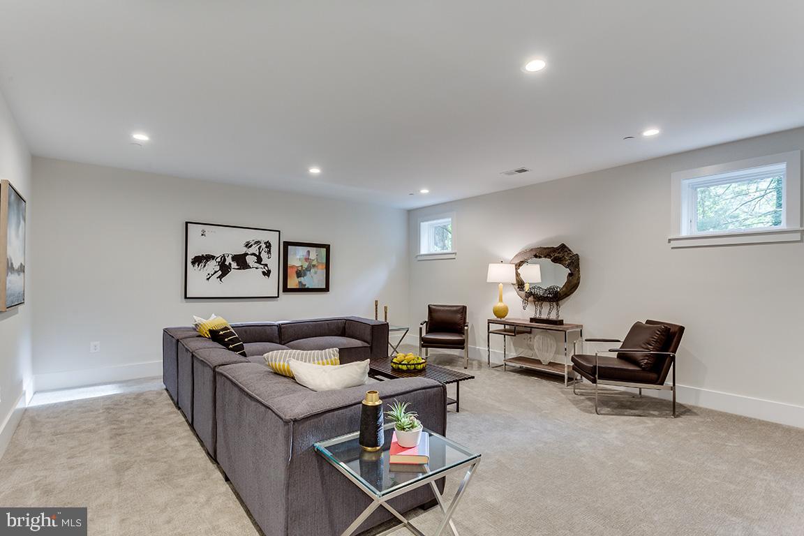 8830 Ridge Road Bethesda, MD 20817 - Photo 33 of 38 Lower Level Rec Room, Spacious