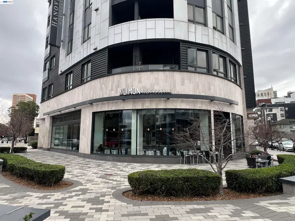 a car parked in front of a building