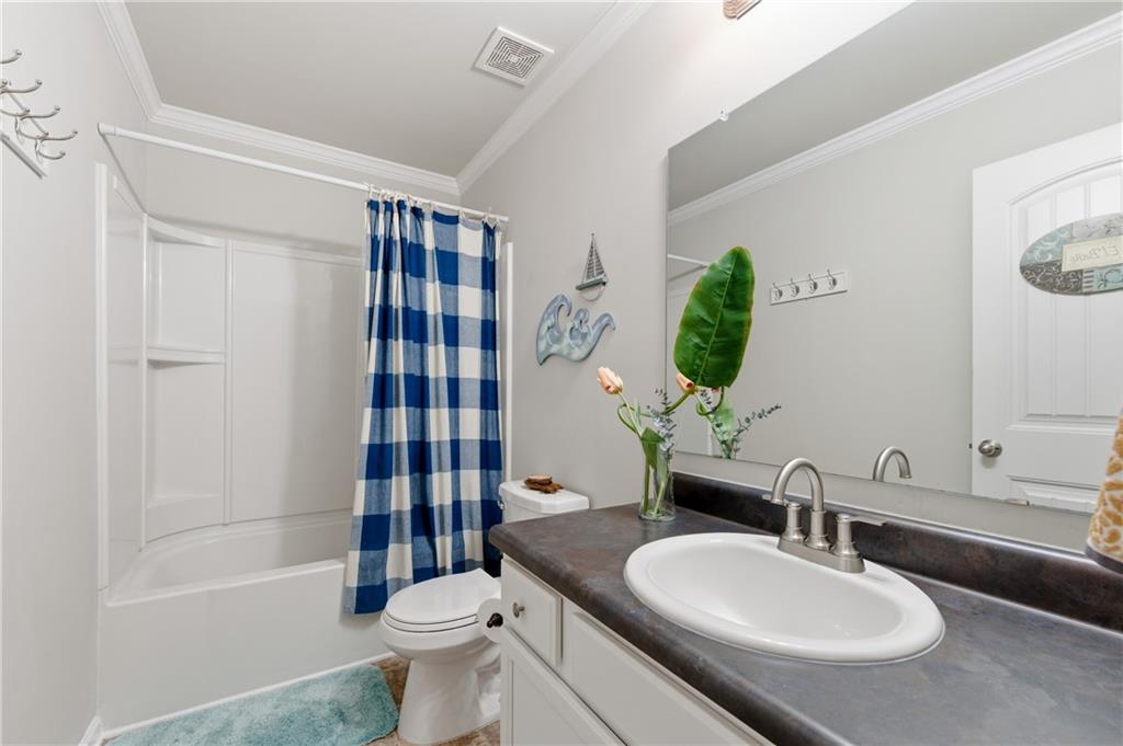 36 Birch River Court Dallas, GA 30132 - Photo 19 of 49 a bathroom with a sink toilet and shower