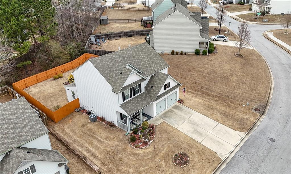 36 Birch River Court Dallas, GA 30132 - Photo 46 of 49 an aerial view of a house with outdoor space