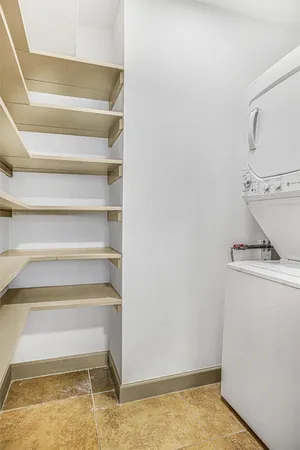 a room with storage and utility