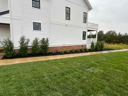 a view of street with houses