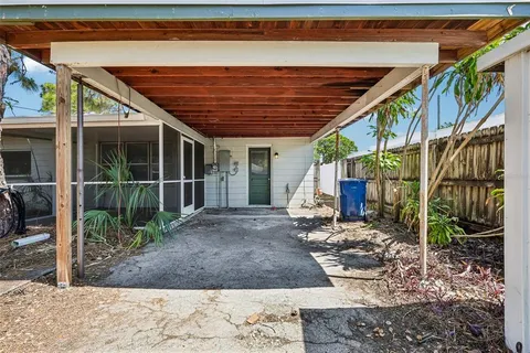 a view of porch with seating space