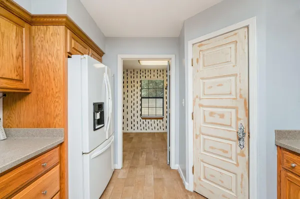 a view of front door