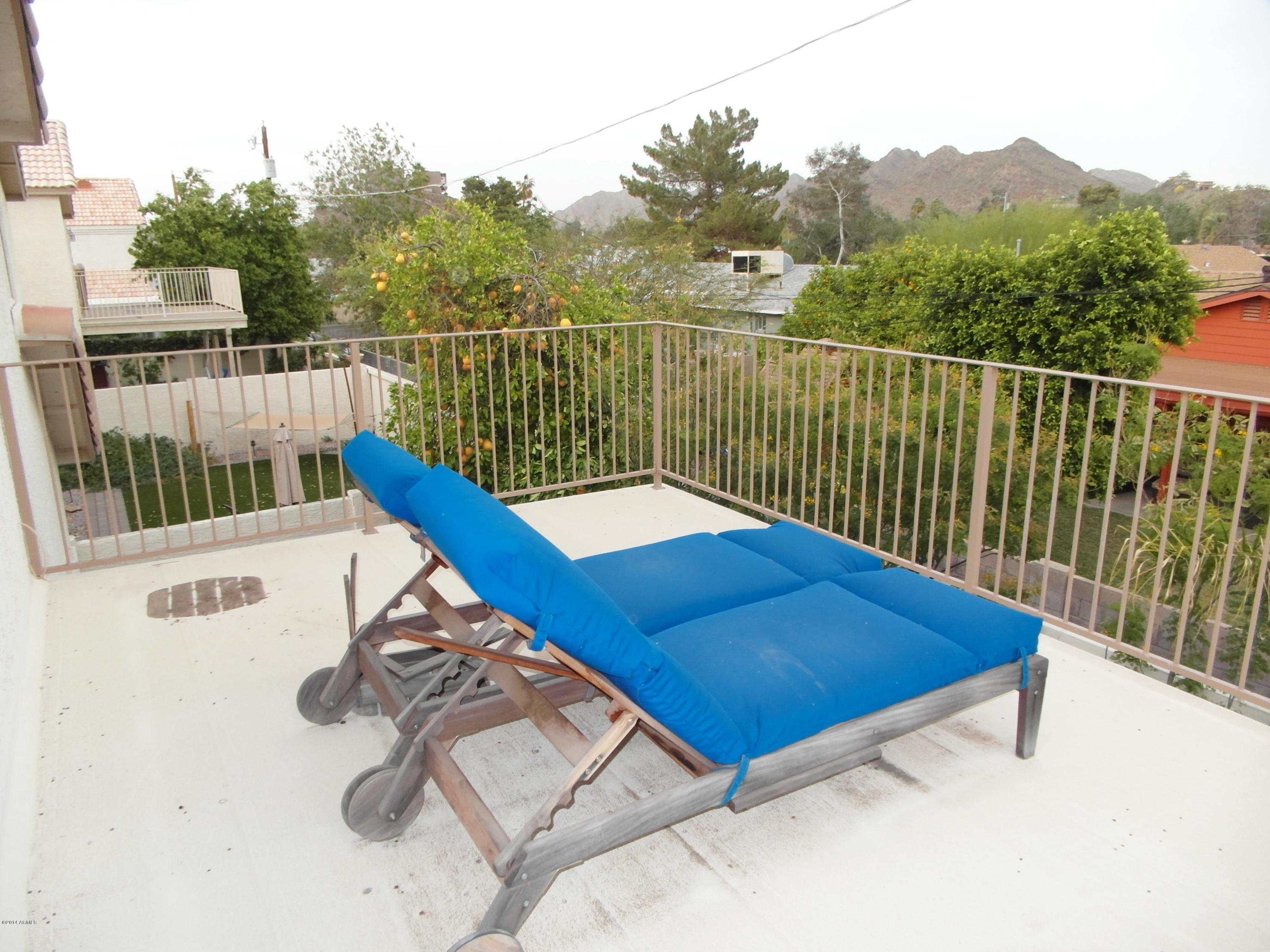 1001 East Griswold Road, Unit 35 Phoenix, AZ 85020 - Photo 23 of 39 Master Deck With Mountain Views