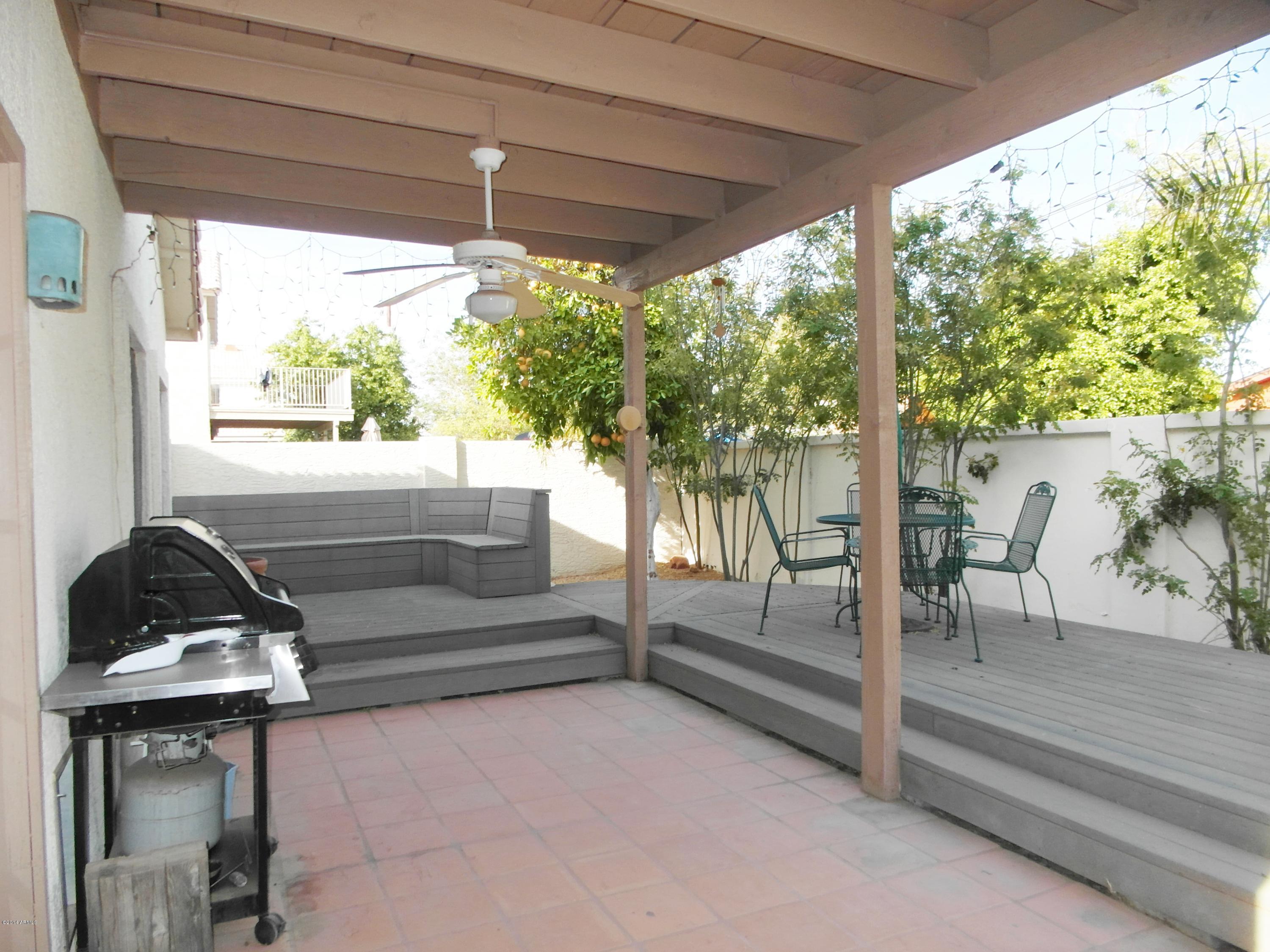 1001 East Griswold Road, Unit 35 Phoenix, AZ 85020 - Photo 34 of 39 Back Patio & Deck Surround