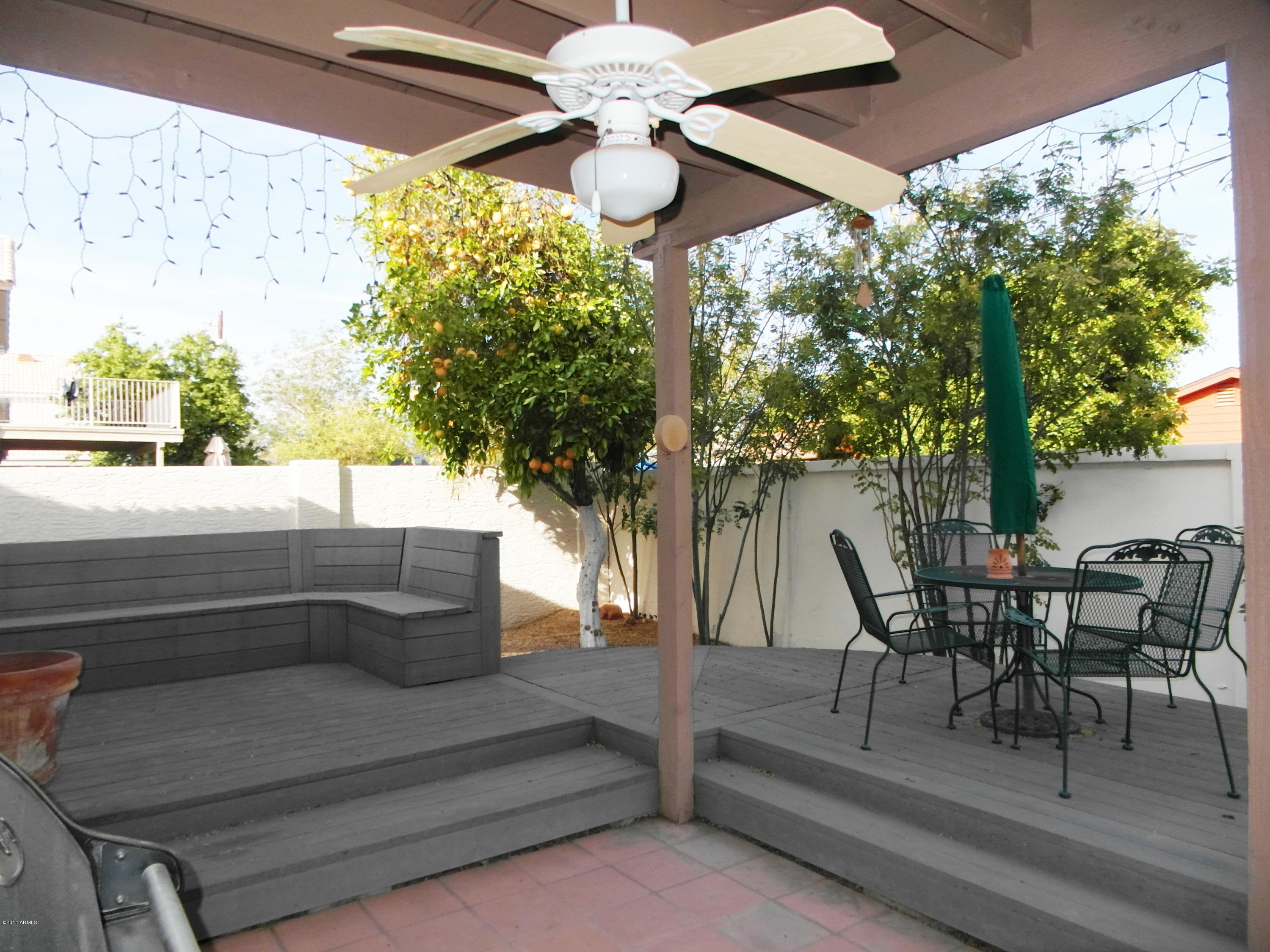1001 East Griswold Road, Unit 35 Phoenix, AZ 85020 - Photo 35 of 39 Built In Deck Seating