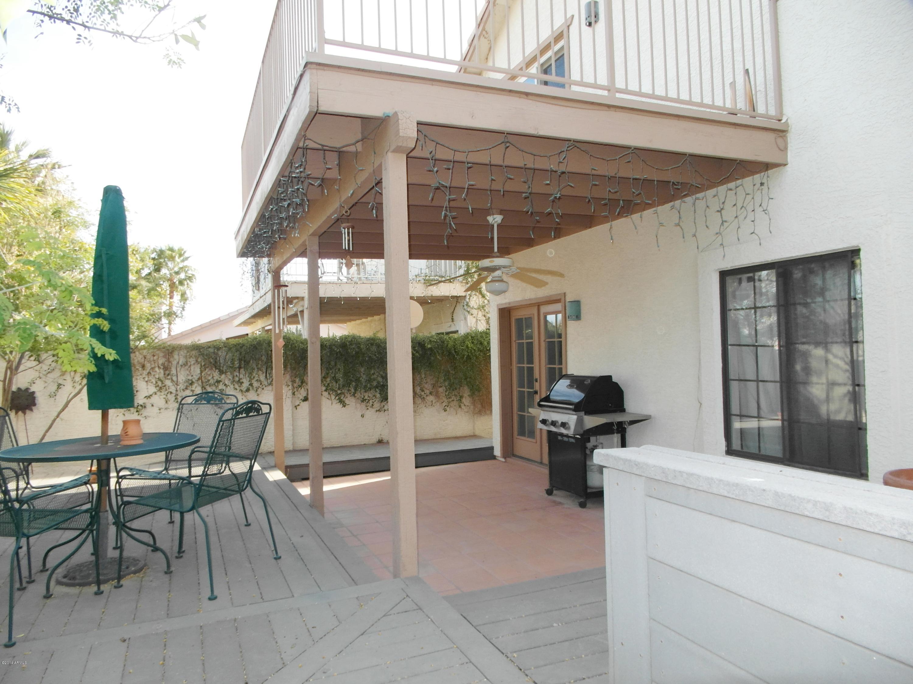 1001 East Griswold Road, Unit 35 Phoenix, AZ 85020 - Photo 36 of 39 Back Patio & Upper Deck
