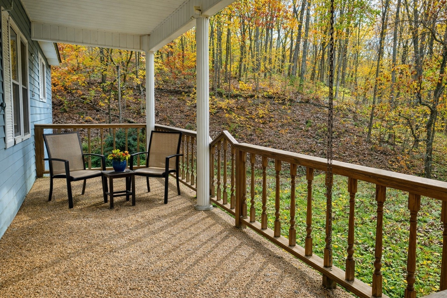 1135 West Mink Branch Road Waynesboro, TN 38485 - Photo 10 of 68 a view of a chairs and table in the balcony