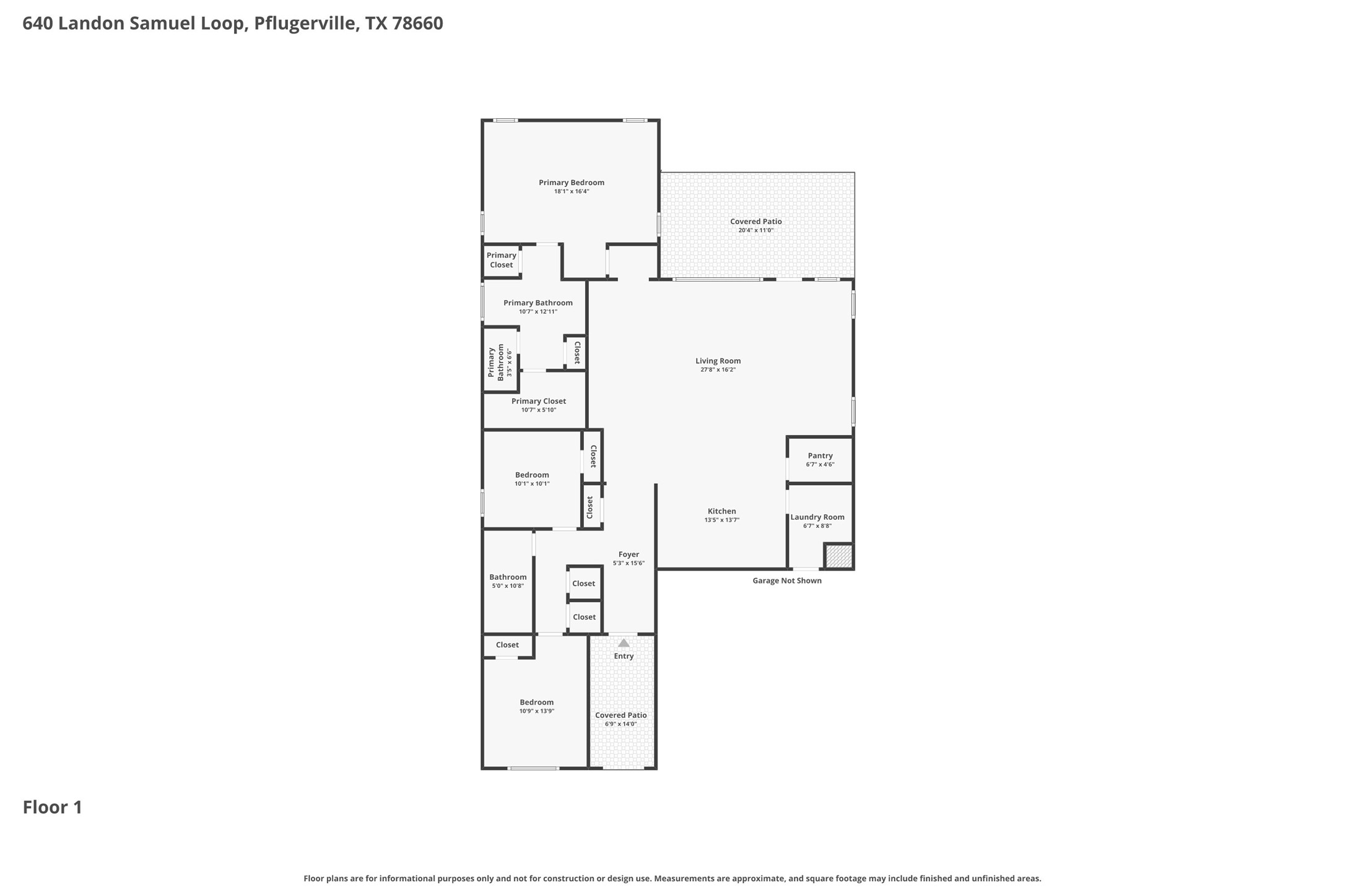 640 Landon Samuel Loop Pflugerville, TX 78660 - Photo 33 of 33 Floor plan