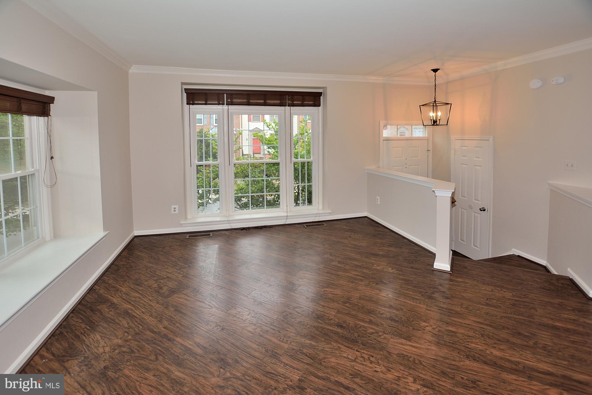 Charming window seat in living room