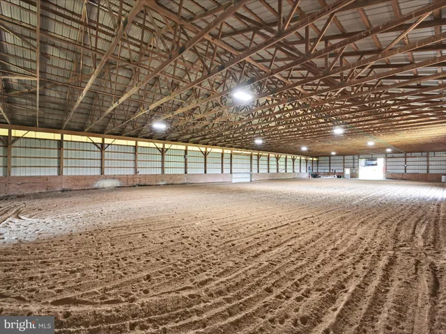 a view of a patio in backyard