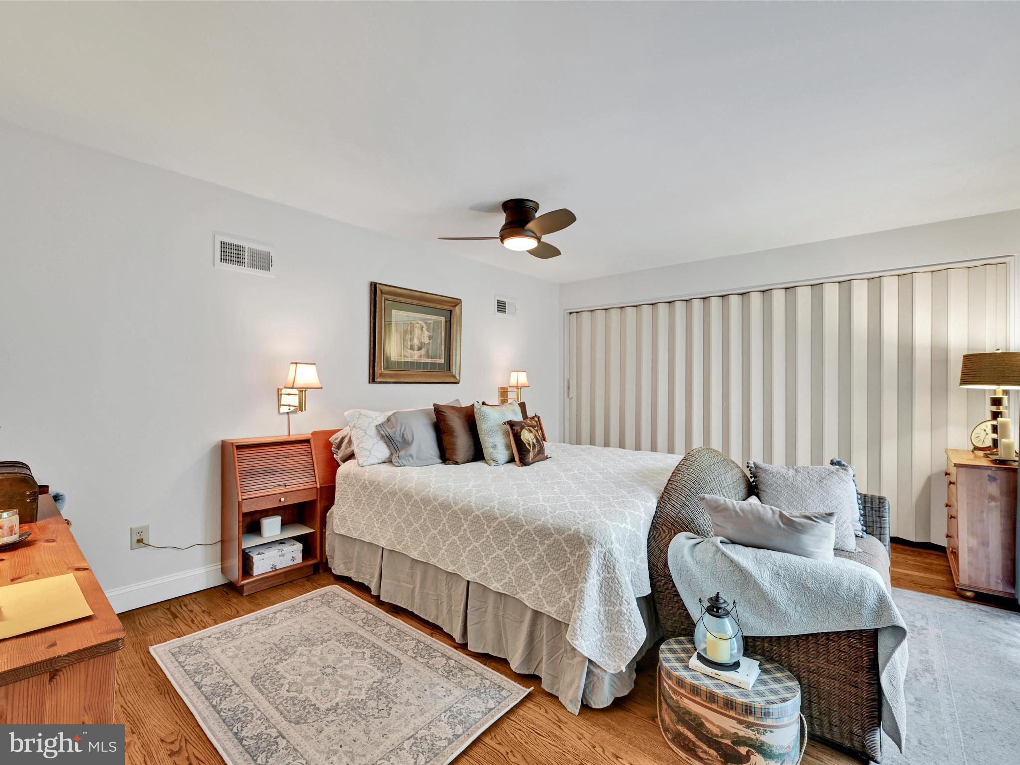 375 Mt Zion Road Dillsburg, PA 17019 - Photo 37 of 57 a bedroom with a bed and wooden floor