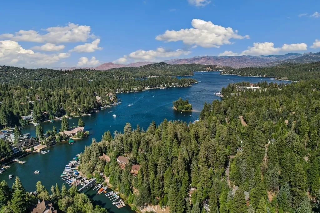1 Ca-189 Twin Peaks, CA 92391 - Photo 13 of 13 a view of a lake with houses in the background