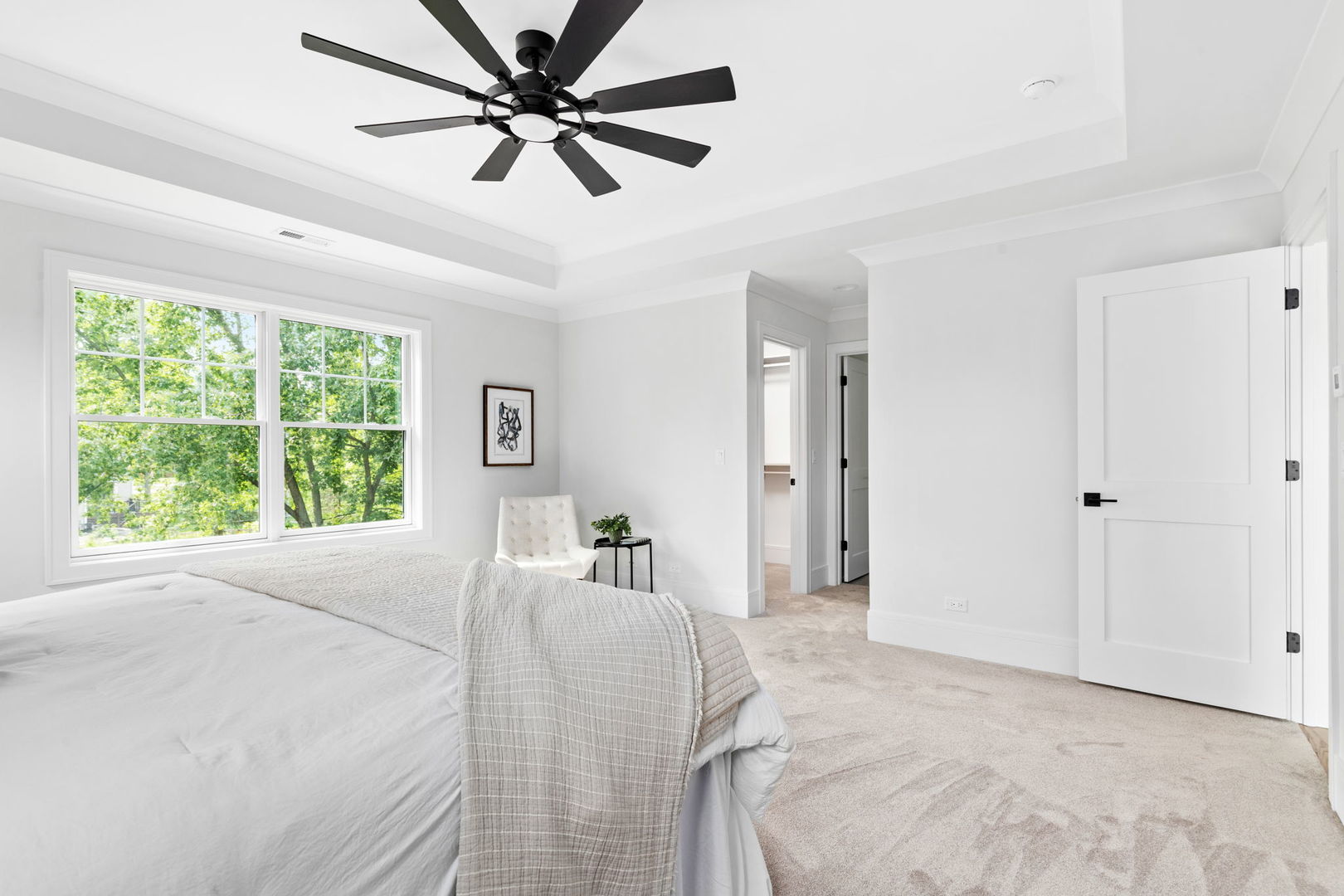 110 South Lorraine Road Wheaton, IL 60187 - Photo 21 of 40 a bed room with a bed and a fan