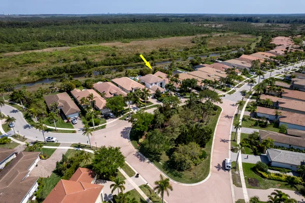 a view of swimming pool with a yard