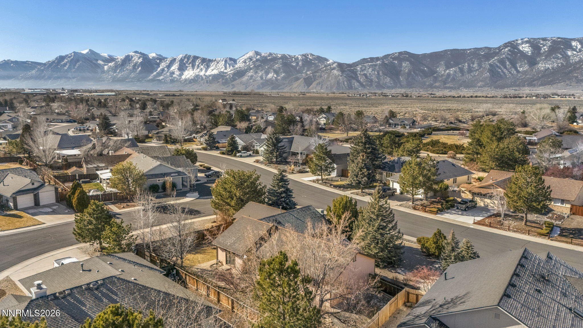1317 Bridle Way Minden, NV 89423 - Photo 14 of 57 an aerial view of residential house and outdoor space