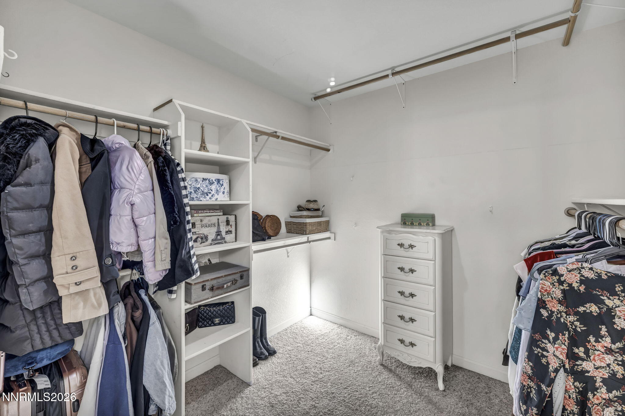 1317 Bridle Way Minden, NV 89423 - Photo 37 of 57 a view of walk in closet with clothes and shoes