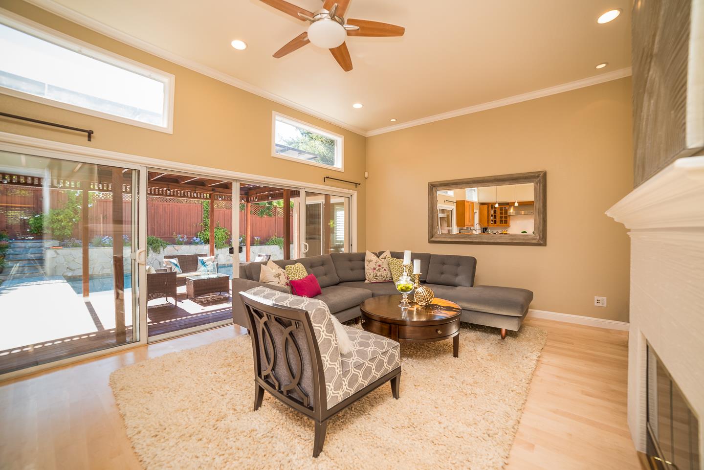 1952 Fallen Leaf Lane Los Altos, CA 94024 - Photo 18 of 23 a living room with furniture and a large window