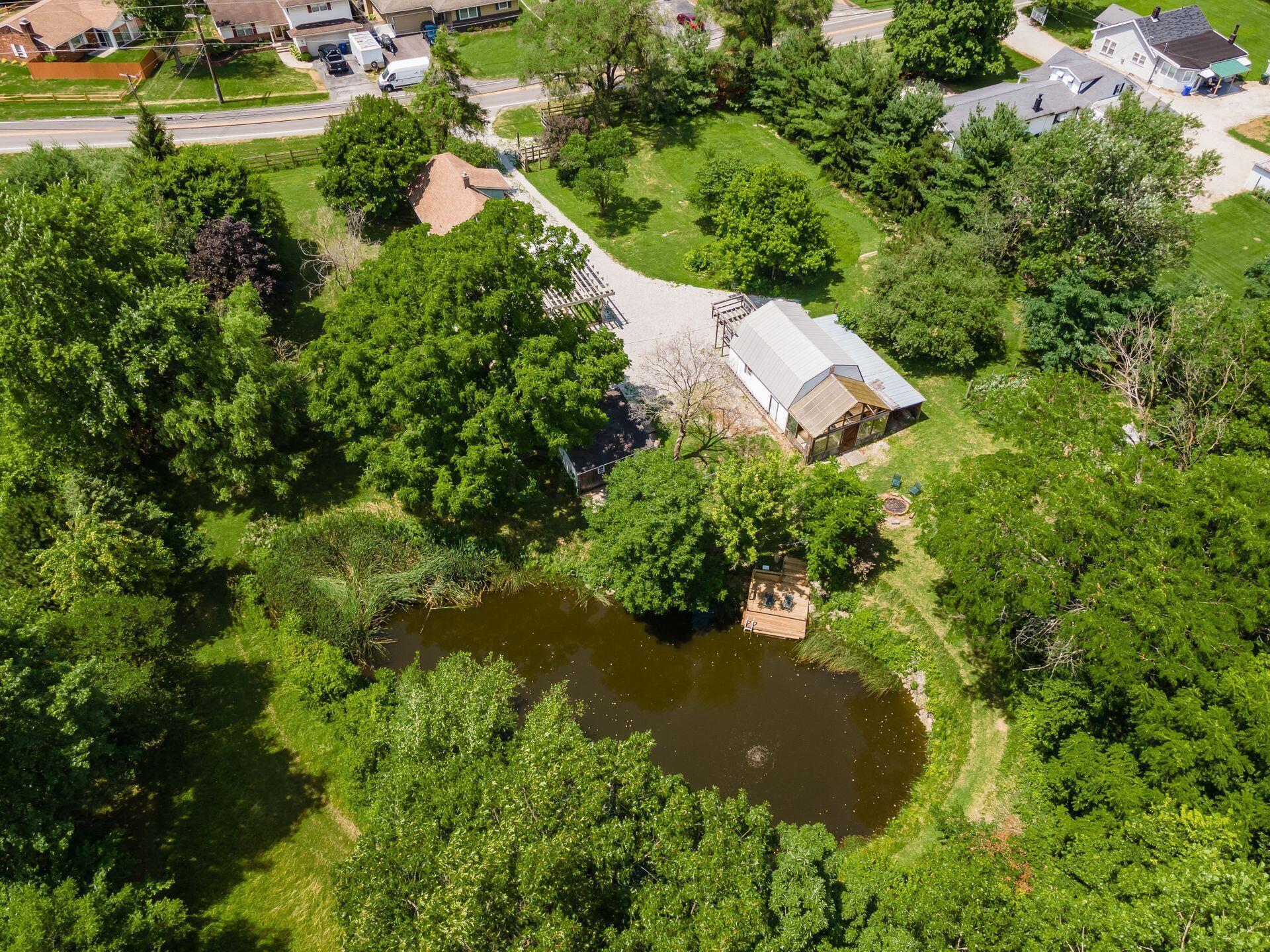 1700 Demorest Road Columbus, OH 43228 - Photo 57 of 60 Aerial View of the 18' Deep Pond
