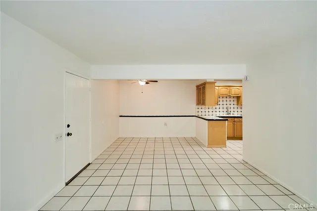 a view of an empty room