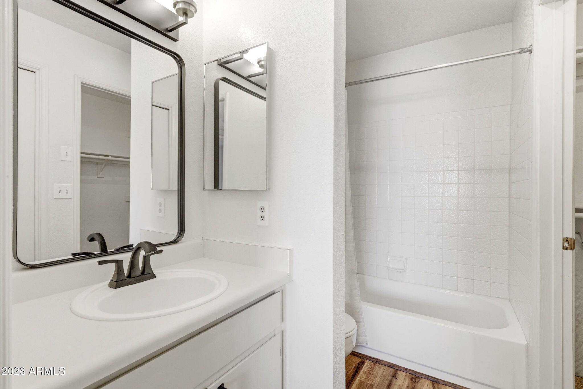 2700 South White Mountain Road, Unit 1025 Show Low, AZ 85901 - Photo 16 of 29 a bathroom with a sink and a mirror