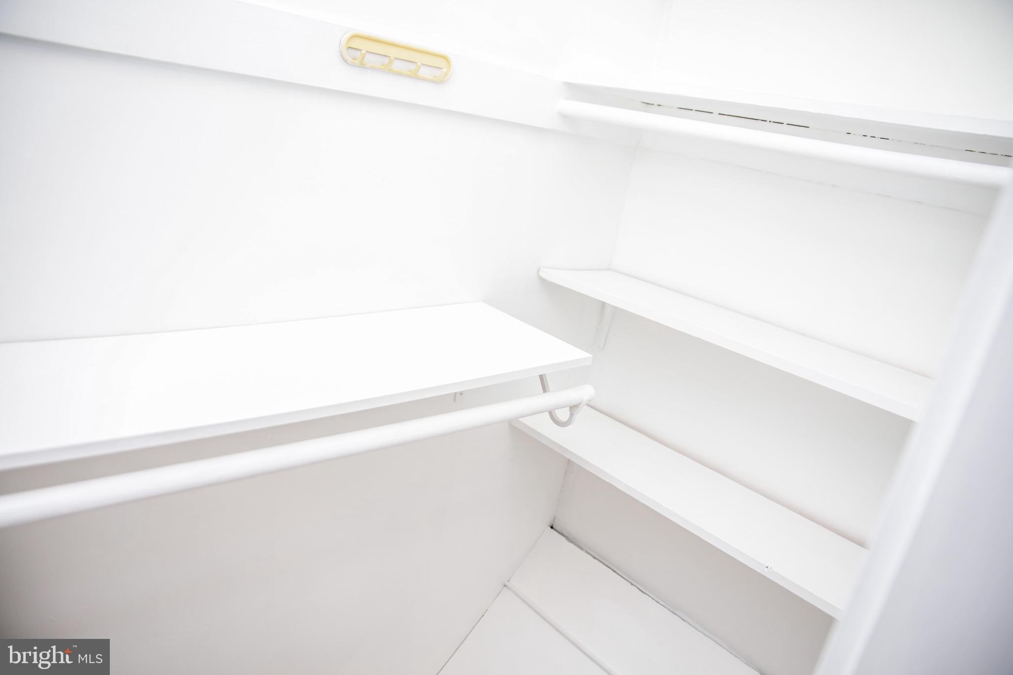 51 Ridge Road, Unit C Greenbelt, MD 20770 - Photo 21 of 27 Closets with useful shelving, all clean and white.